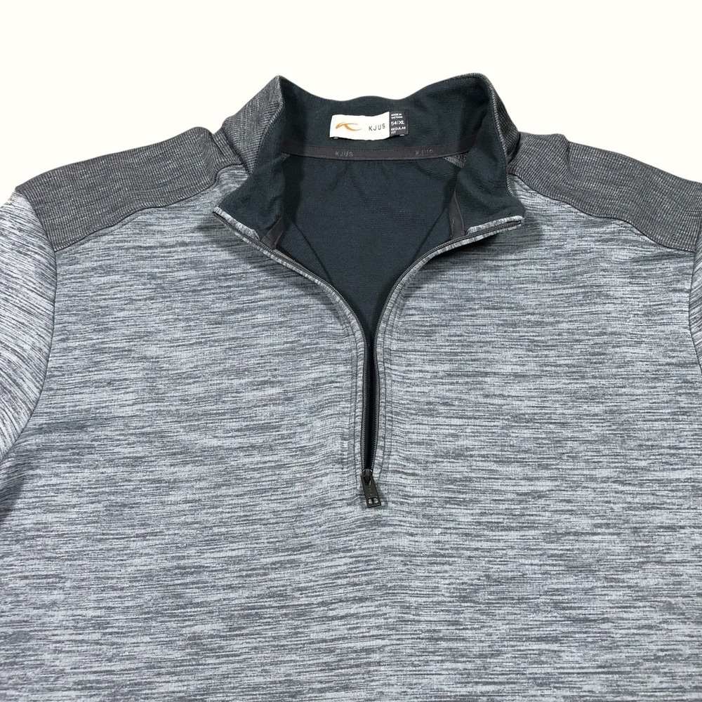 KJUS Liam Techwool Half Zip Mens XL Merino‎ Blend Sweater Pullover Golf - Picture 6 of 13